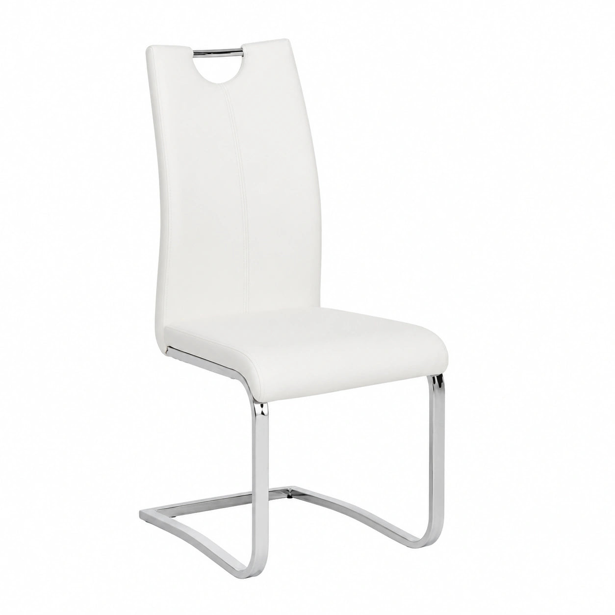 Chaise, coloris blanc, pour la salle à manger ou la cuisine