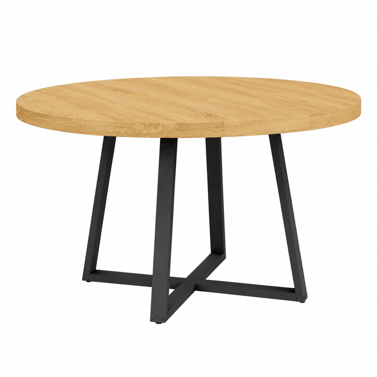 Table à manger, extensible, coloris noir, 8 places, pour la salle à manger