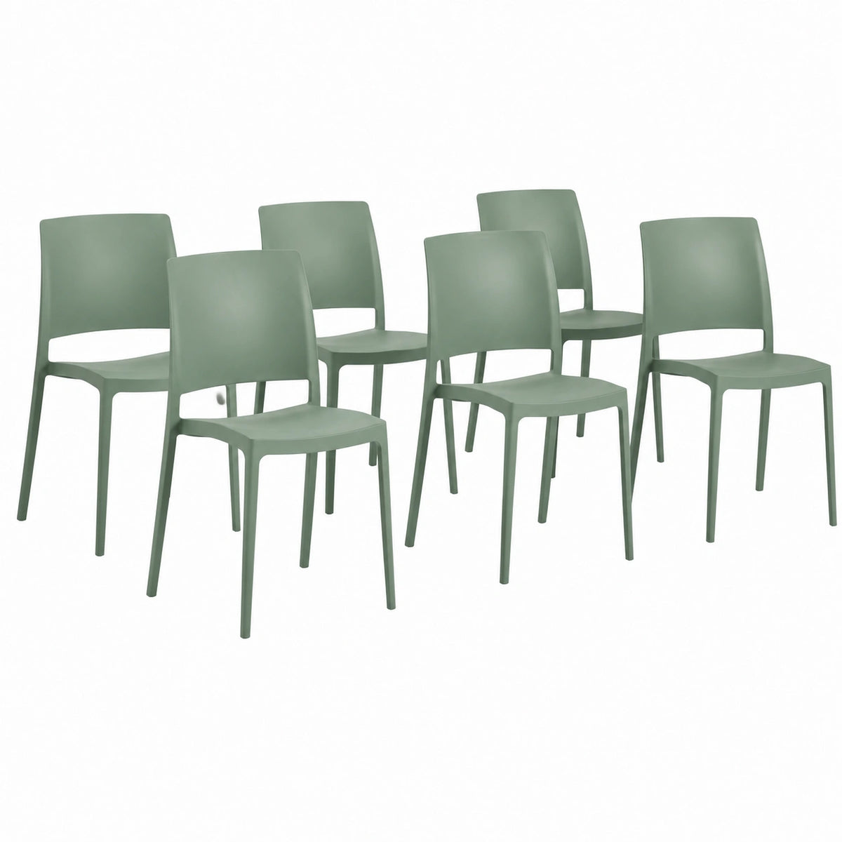 Chaise, en verre, coloris vert, pour la salle à manger ou la cuisine