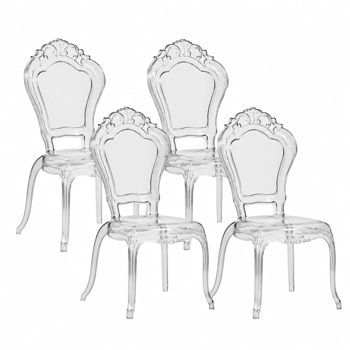 Fauteuil, coloris transparent, pour le salon ou la chambre