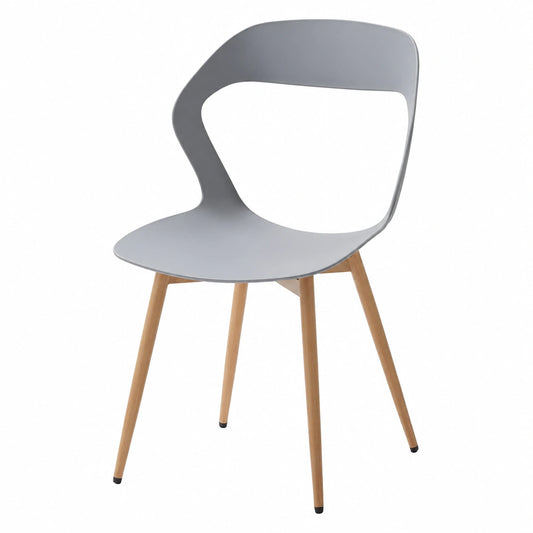 Bureau, en métal, coloris gris, pour l’espace de travail