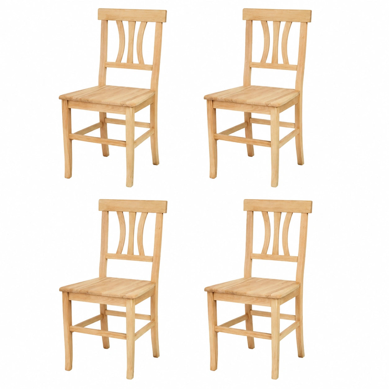 Chaise, coloris naturel, pour la salle à manger ou la cuisine