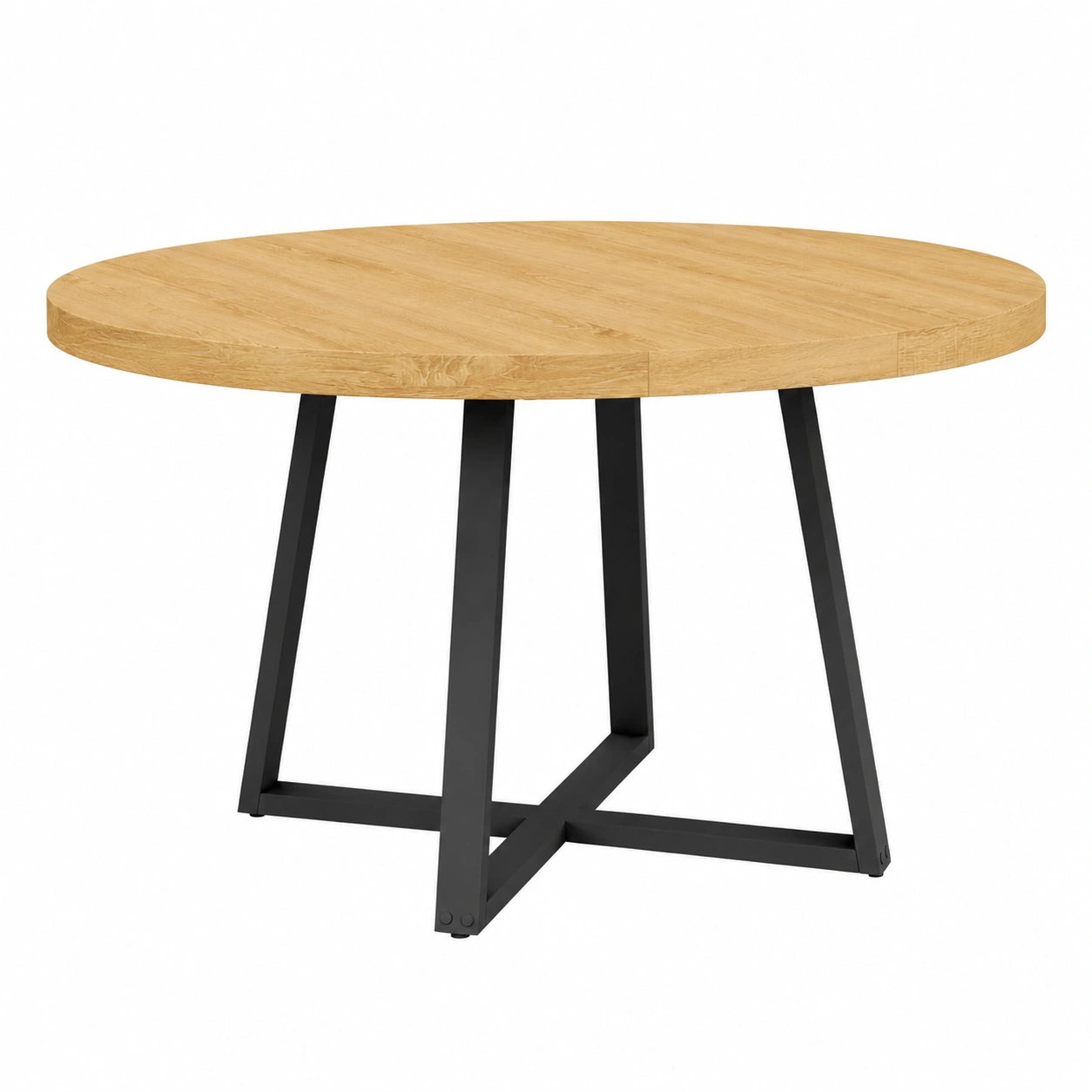 Table à manger, extensible, coloris noir, 8 places, pour la salle à manger