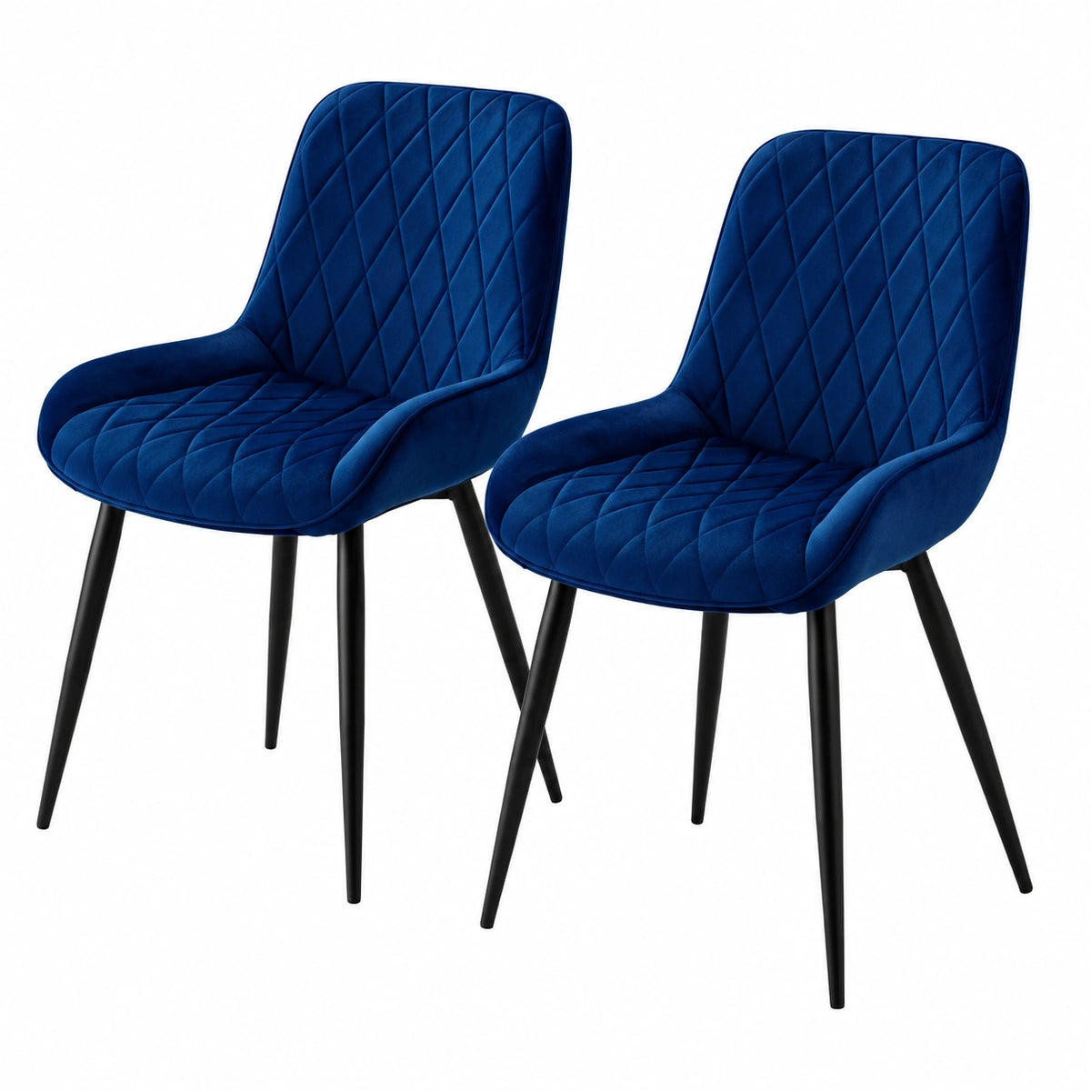 Fauteuil, en métal et velours, rembourré, coloris bleu, pour le salon ou la chambre